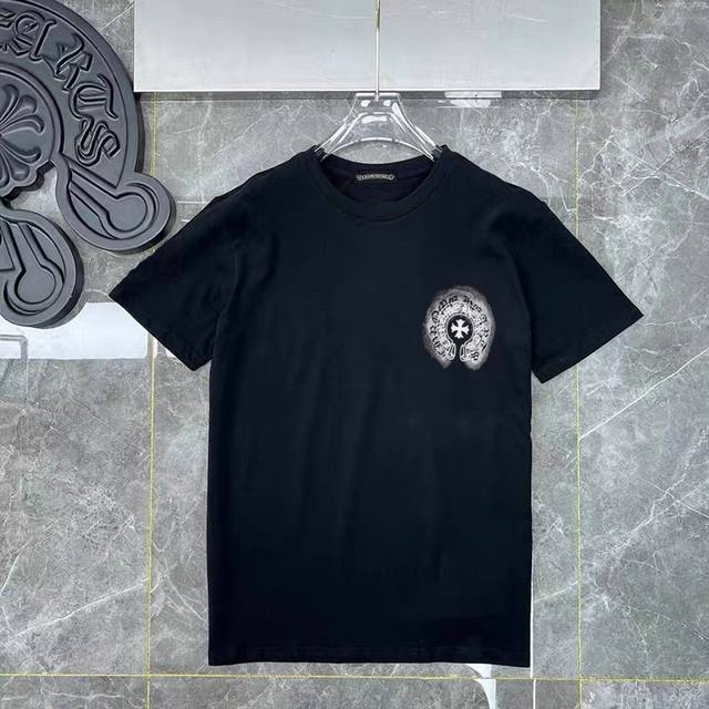 d32 Crosby's new summer haze T-shirt with a cross letter print, custom fabric fo