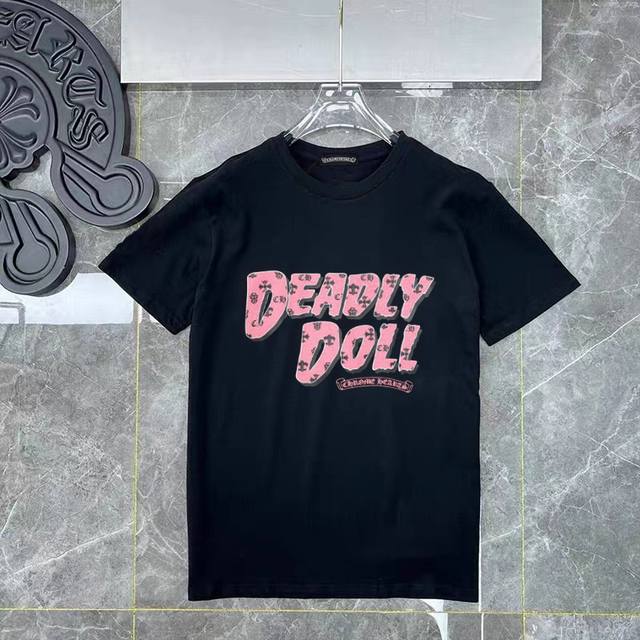 d22 Chrome Hearts' new Miami Spice Pink Cross Ch print T-shirt features custom f