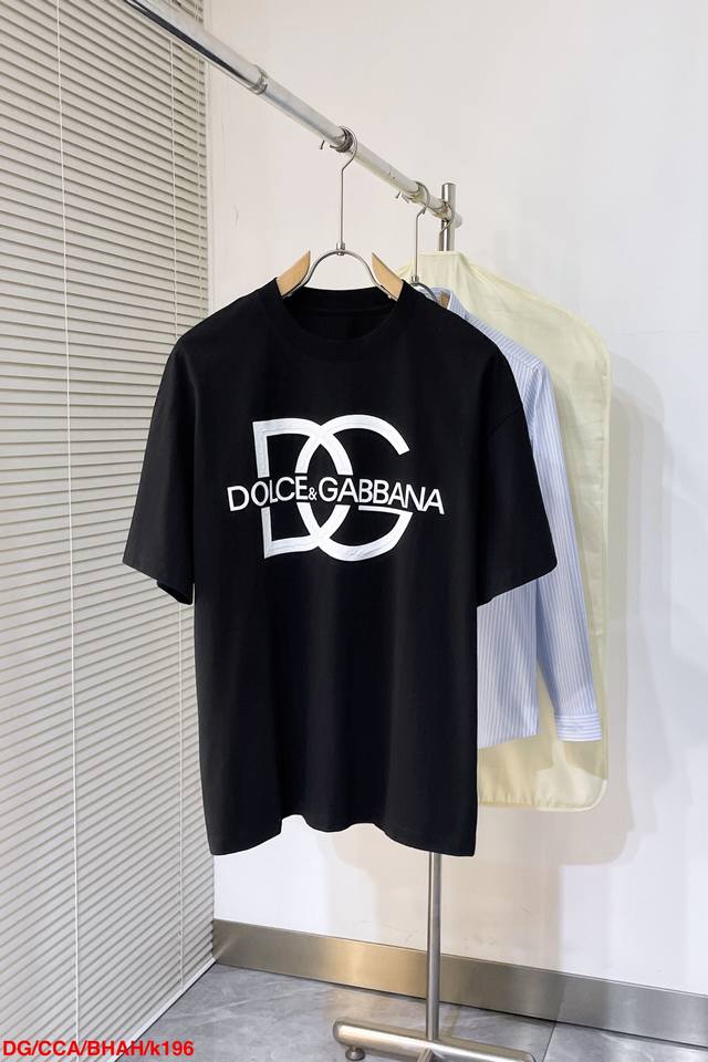 Dgd&G 2025Ss Dolce & Gabbana crew neck T-shirt. High-quality, premium quality. O