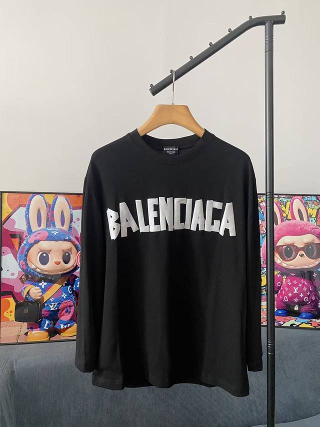 First batch. Get 10 Balenciaga 2025 new long-sleeved Material: High version heav