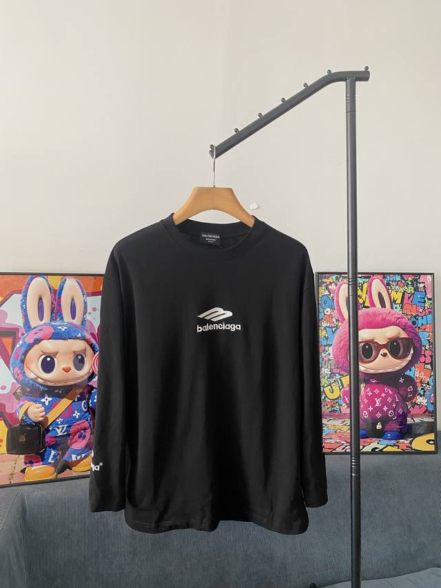 First batch. Get 10 Balenciaga 2025 new long-sleeved Material: High version heav