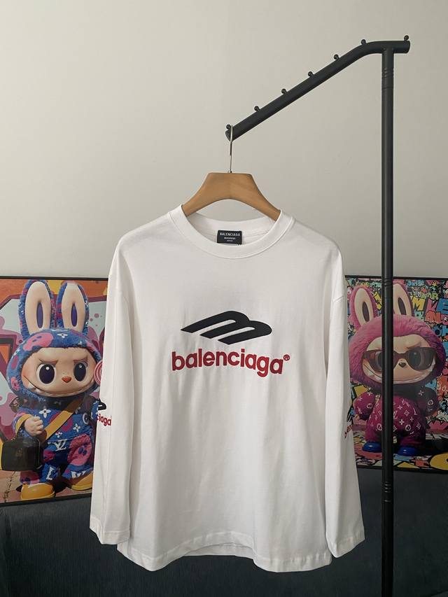 First batch. Get 10 Balenciaga 2025 new long-sleeved Material: High version heav