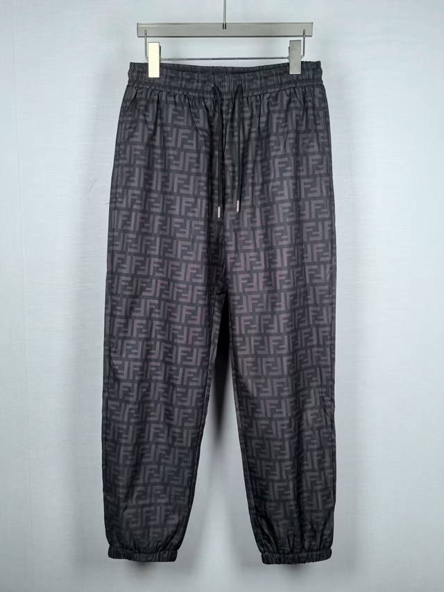 Fendi Fendi monogram full print jogging sports pants Full inner mesh for more br