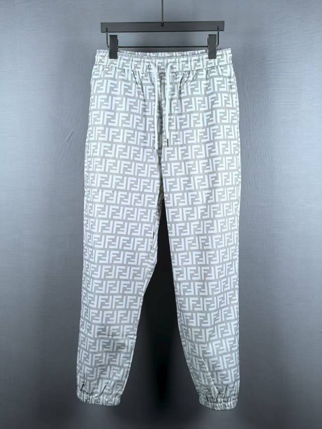 Fendi Fendi monogram full print jogging sports pants Full inner mesh for more br