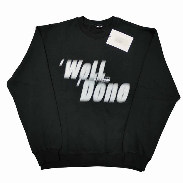 We11Done Track's new phantom letter print American trendy men's couple's loose,