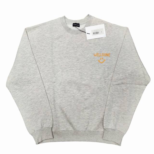 We11Done Track's new graffiti smiley face and letter print American trendy brand