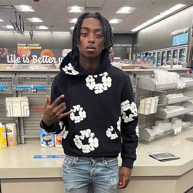 Hot model picture is green X Top foreign trade version Cactus Denim Tears Wreath