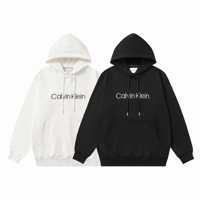 Style number: 907 Calvin Kleinck hooded embroidered sweatshirt Original engravi