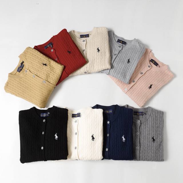 Style number: 602 - Ralph Lauren Rl classic warhorse logo embroidered cardigan