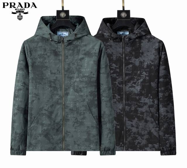 Style No.: A571# Prada Men's World Fashion Top Pure Cotton Feels Smooth and Ext