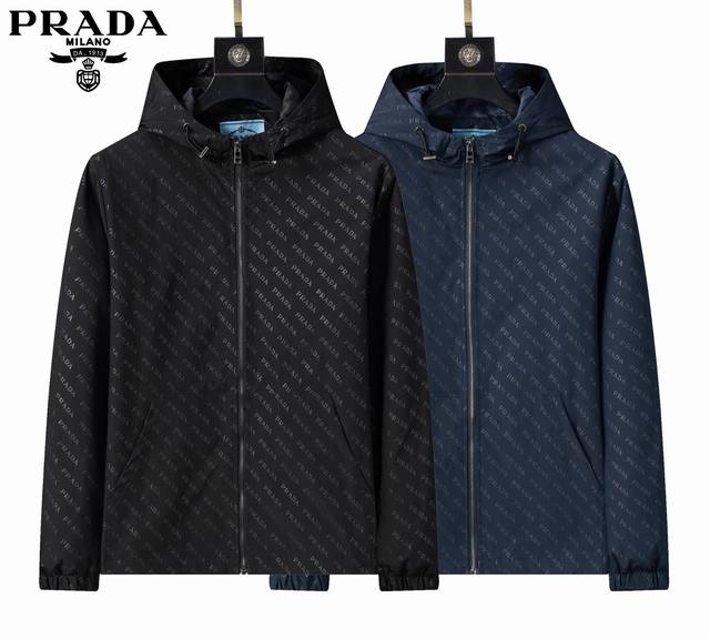 Style No.: A570# Prada Men's World Fashion Top Pure Cotton Feels Smooth and Ext