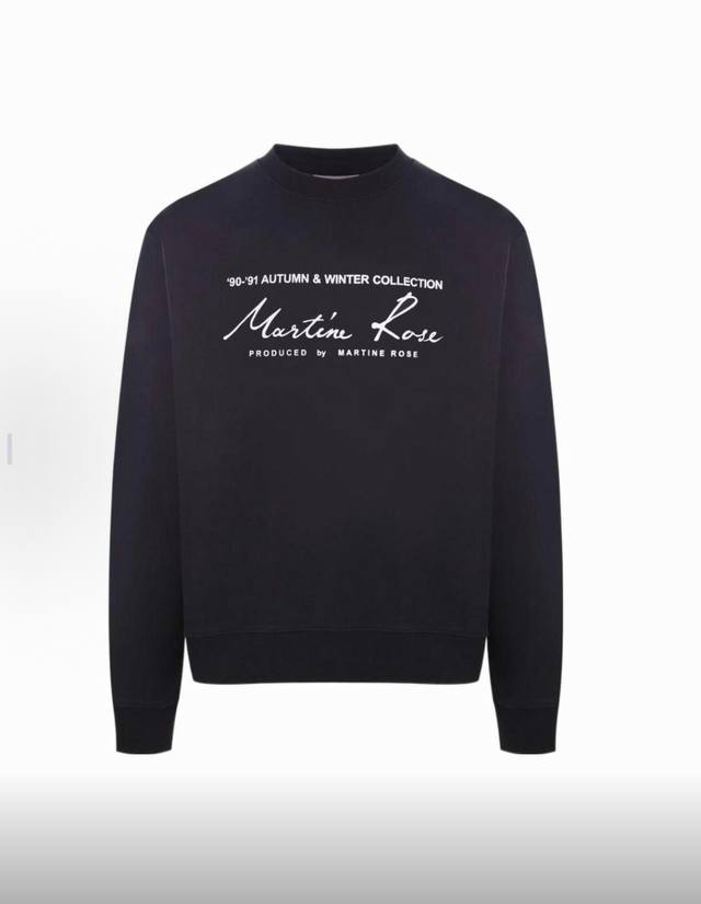Style No. Mr31 450g Version Martine Rose Ss25 Logo Print Round Neck Pullover Lo