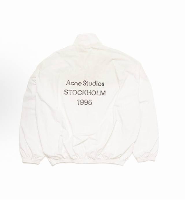 Style No. Ac999 Acne Studios Fw25 Letter logo print, loose zipper long-sleeved