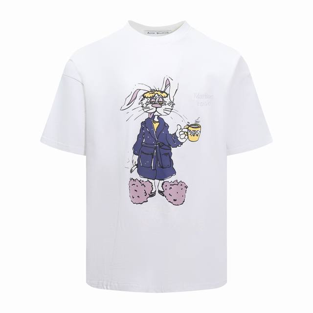 Style: Mr03 Martine Rose Fw22 Cartoon print round neck short sleeve T-shirt for