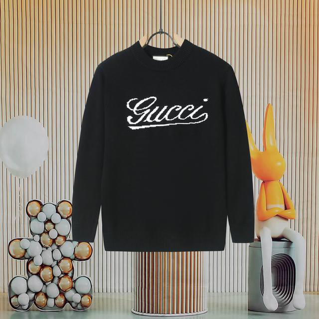 Best-selling Gucci sweater, jacquard sweater, loose version. Made from imported
