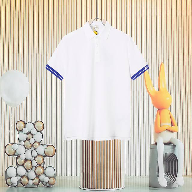 Burberry classic cuff webbing warhorse armband polo shirt High version fabric se