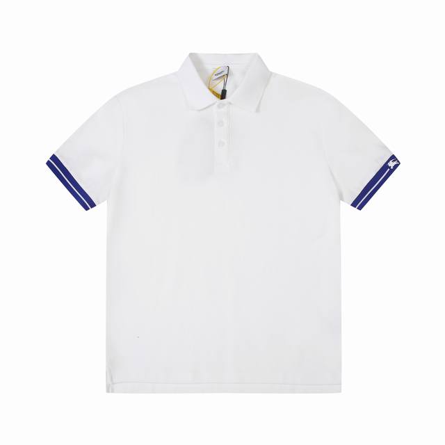 Burberry classic cuff webbing warhorse armband polo shirt High version fabric se