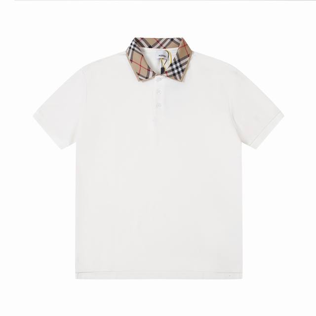 Burberry classic collar plaid design short-sleeved official original one-to-one