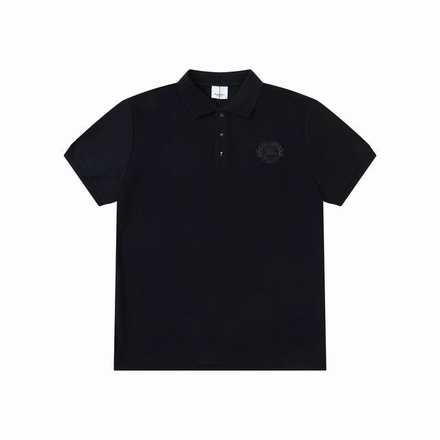 Burberry polo shirt with embroidered warhorse micro logo on the chest Fabric sel