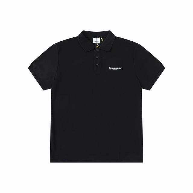 Burberry chain embroidered polo shirt Fabric selection: Customized fabric Made o