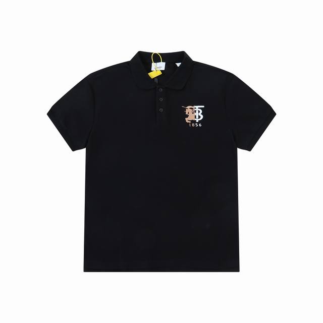 Burberry War Horse Embroidered Polo Shirt Fabric selection: Customized fabric Ma