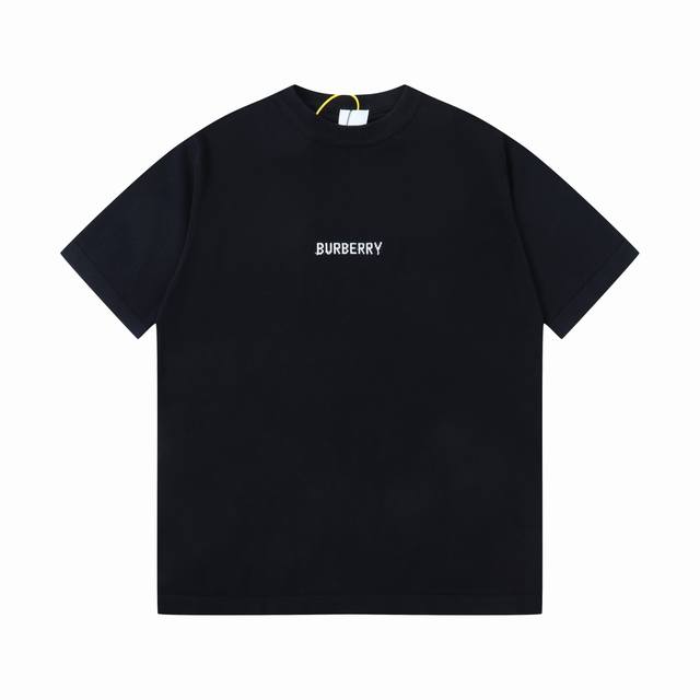 High Quality] Burberry's new spring/summer 25Ss round-neck wool knit short-sleev