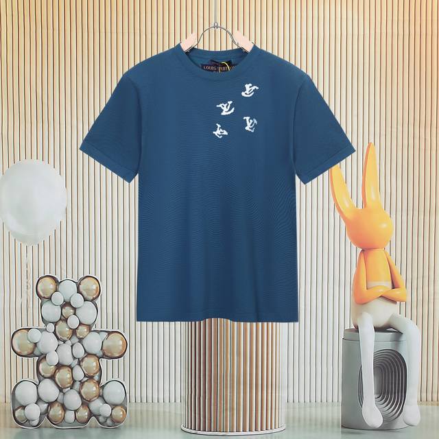 Louis Vuitton jazz band character jacquard knit wool short-sleeved sweater This