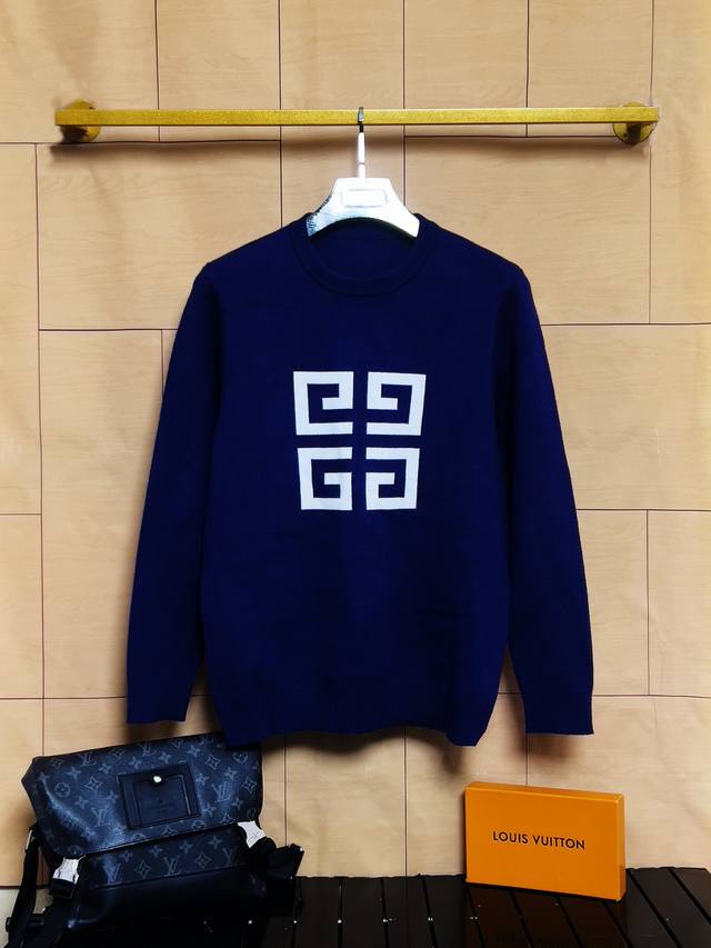 Glvenchy Givenchy Ss crewneck sweater, with sharp texture and three-dimensional
