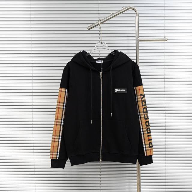 Top version difference currency Style: Burberry Bbr plaid stitching leather labe