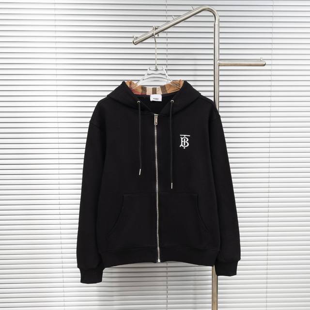 Top version difference currency Style: Burberry Bbr Tb embroidered plaid hooded