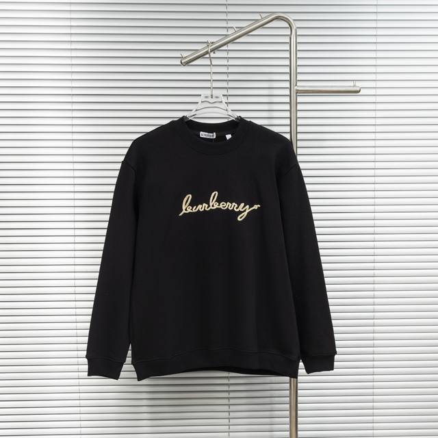 Top version difference currency Style: Burberry Bbr Warhorse embroidery pullover