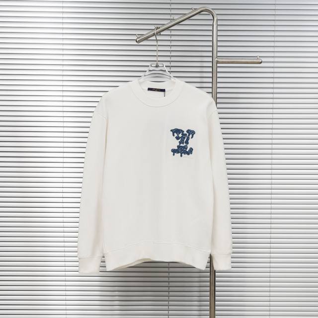 Top version difference currency Style: Louis Vuitton Lv patch denim pullover lon