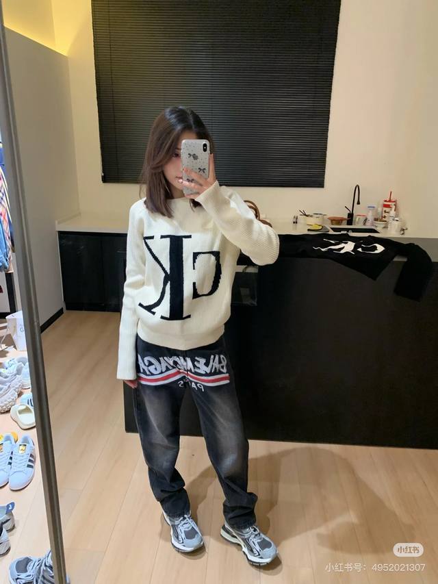 Style number: Hmy177# Model consultation picture group Ck popular large letter