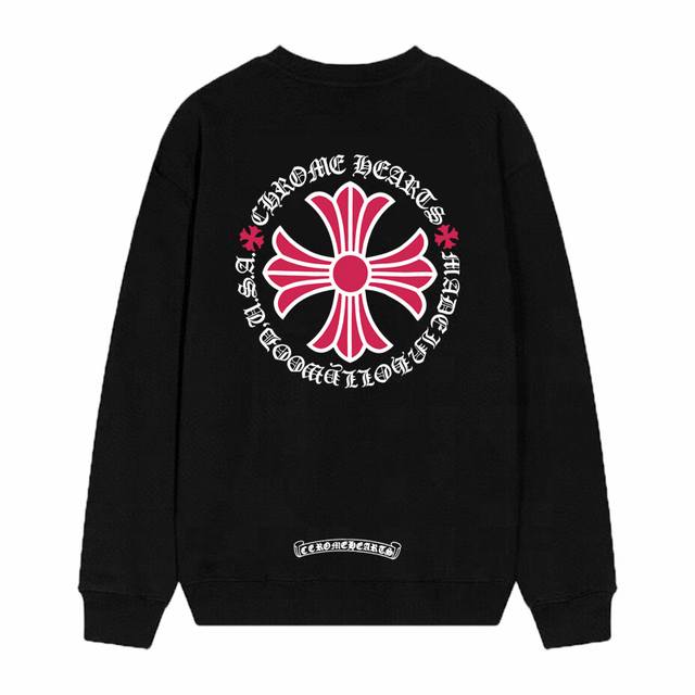 Style No. D31 Chrome Hearts printed round neck terry sweatshirt, exclusive to t