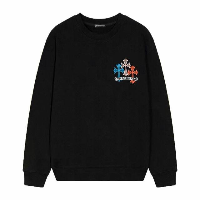 Style No. D29 Chrome Hearts printed round neck terry sweatshirt, exclusive to t