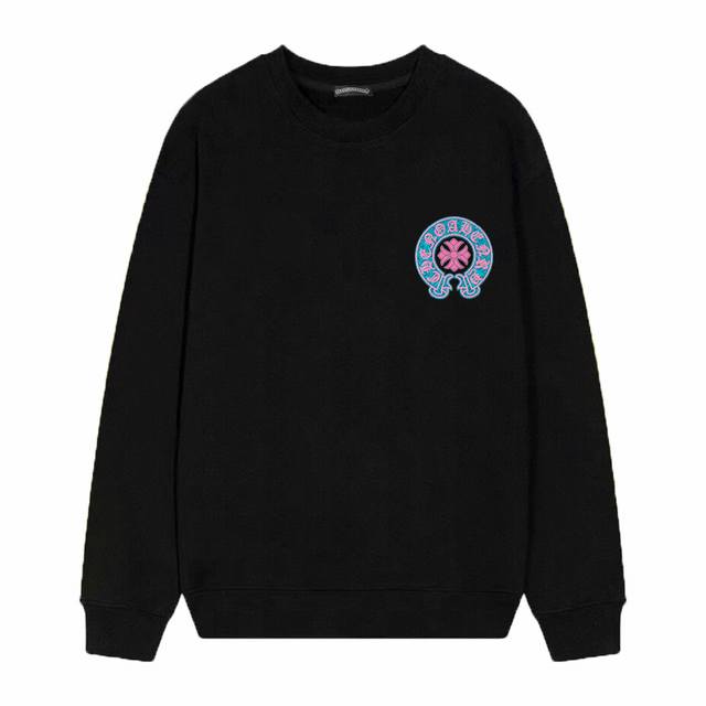 Style No. D28 Chrome Hearts printed round neck terry sweatshirt, upgraded fabri