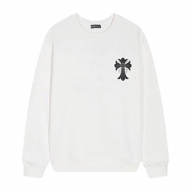 Style No. D26 Chrome Hearts printed round neck terry sweatshirt, fabric upgrade
