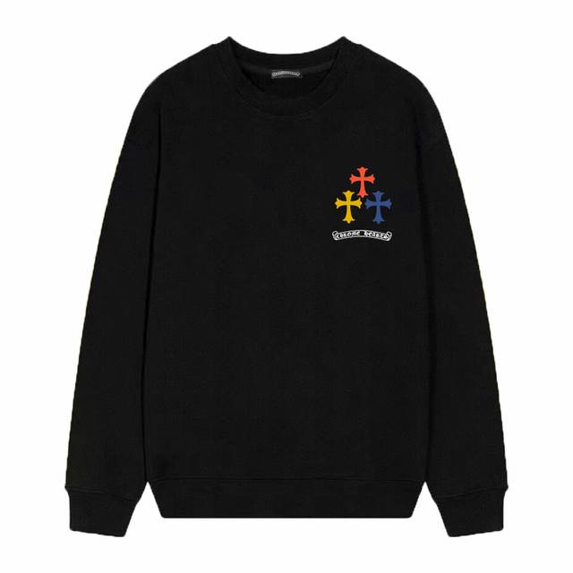 Style No. D22 Chrome Hearts printed round neck terry sweatshirt, upgraded fabri