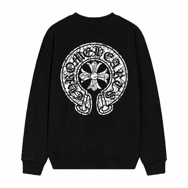Style No. D20 Chrome Hearts printed round neck terry sweatshirt, exclusive to t