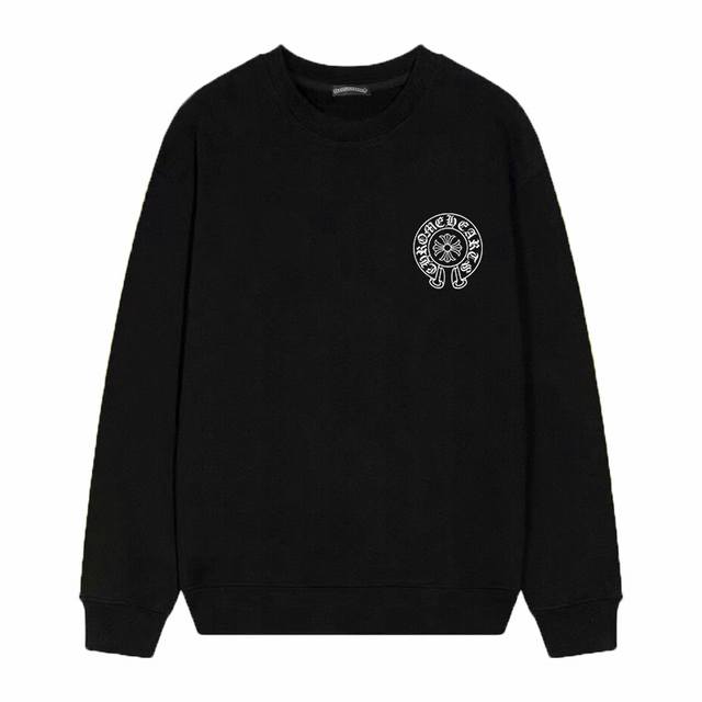 Style No. D18 Chrome Hearts printed round neck terry sweatshirt, upgraded fabri