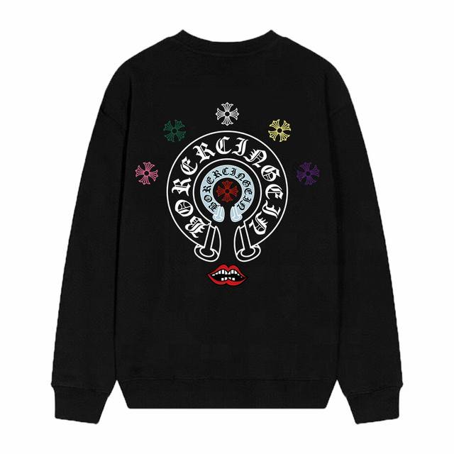 Style No. D16 Chrome Hearts printed round neck terry sweatshirt, exclusive to t
