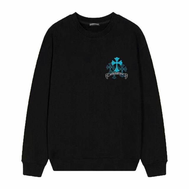 Style No. D15 Chrome Hearts printed round neck terry sweatshirt, upgraded fabri