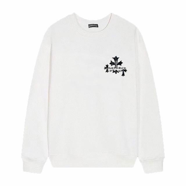 Style No. D11 Chrome Hearts printed round neck terry sweatshirt, exclusive to t