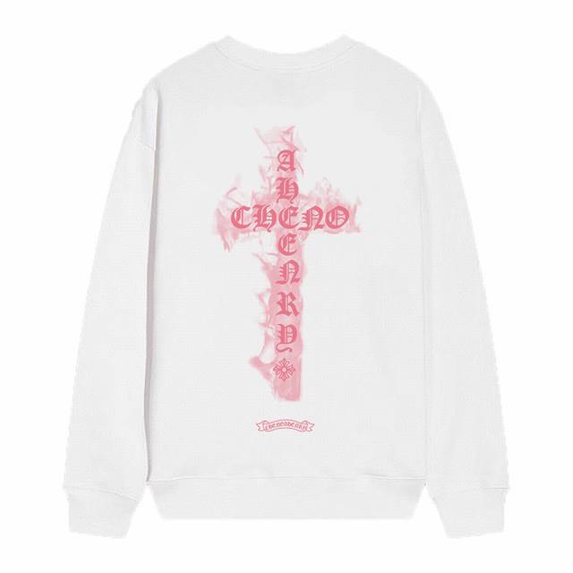 Style No. D10 Chrome Hearts printed round neck terry sweatshirt, exclusive to t