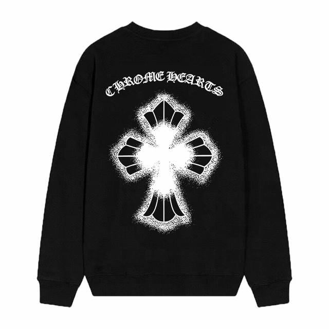 Style No. D09 Chrome Hearts printed round neck terry sweatshirt, upgraded fabri