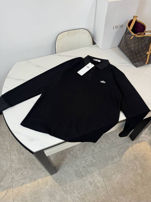 Style: T07 Alo long-sleeved polo shirt from the Ss official website. This high-