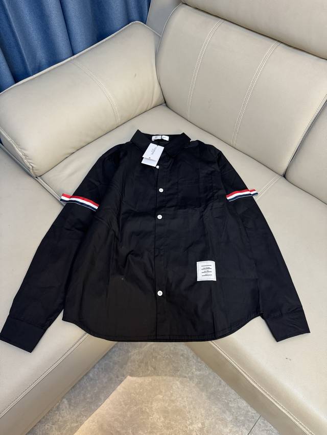 Thom Browne men's comfortable, fashionable and versatile long-sleeved shirt for