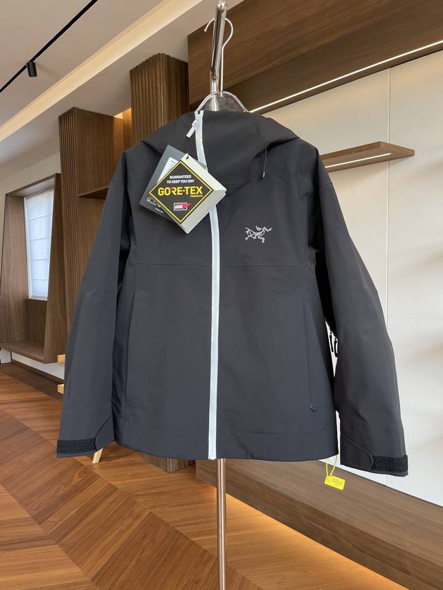 Black Arc'teryx Sidewinder Hardshell GTX 3L Ski Mountaineering Jacket. Sidewinde