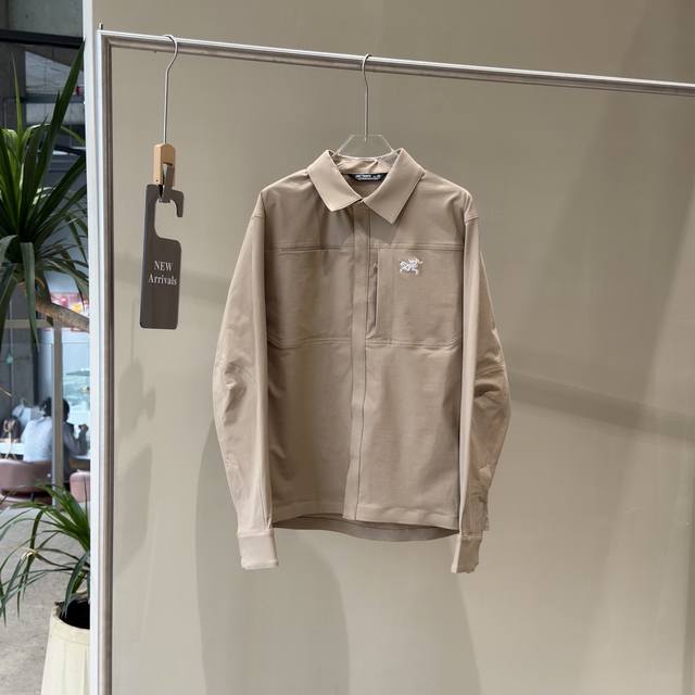 Stretch windproof and rainproof shirt jacket | Men's and women's : Product colo