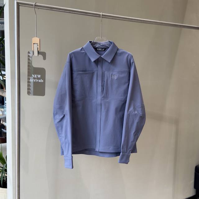 Stretch windproof and rainproof shirt jacket | Men's and women's : Product colo